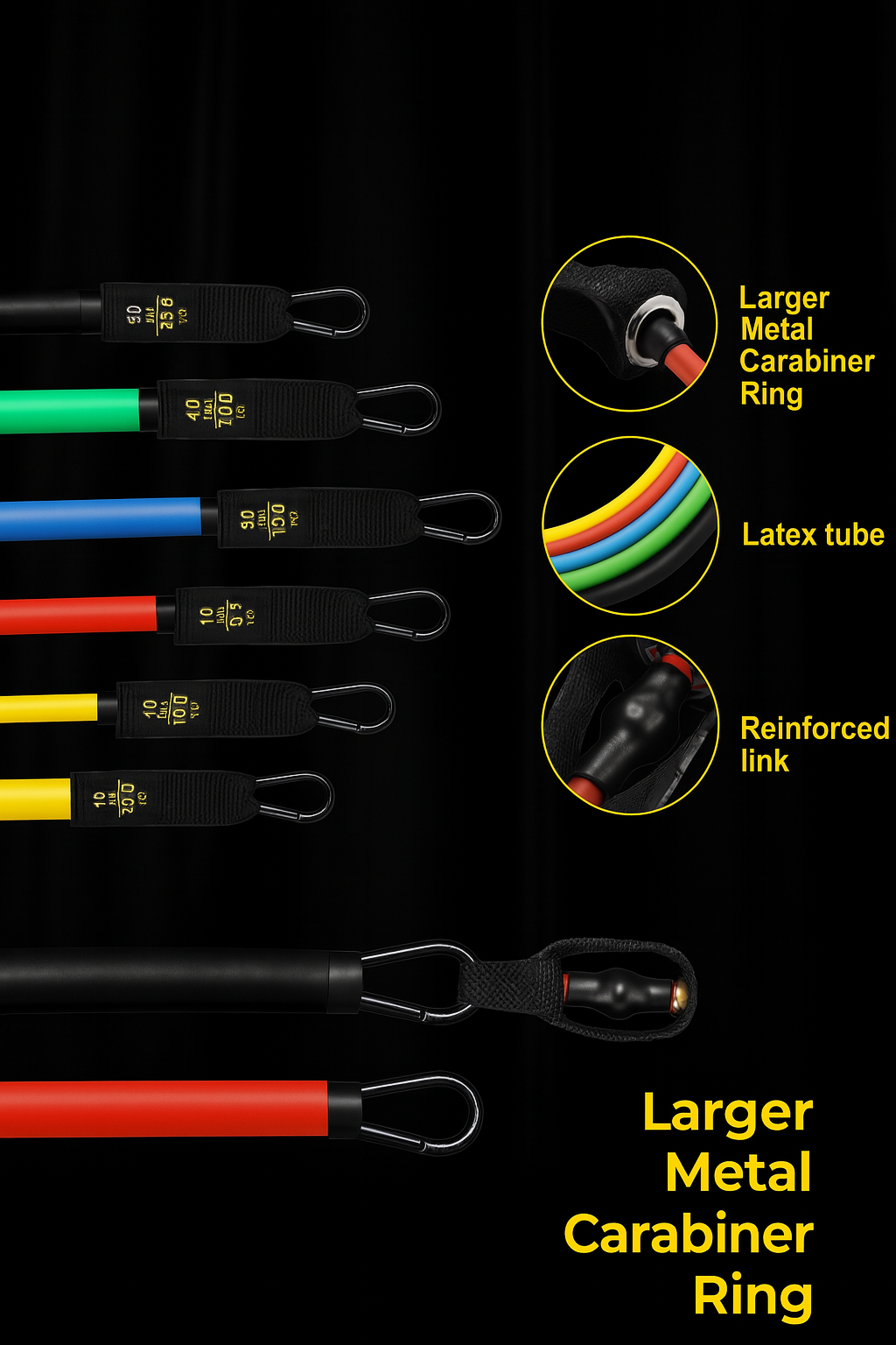 11-Piece Resistance Band Set – Full-Body Workout Gear for Home, Gym & Travel | Strength, Core & Mobility Training