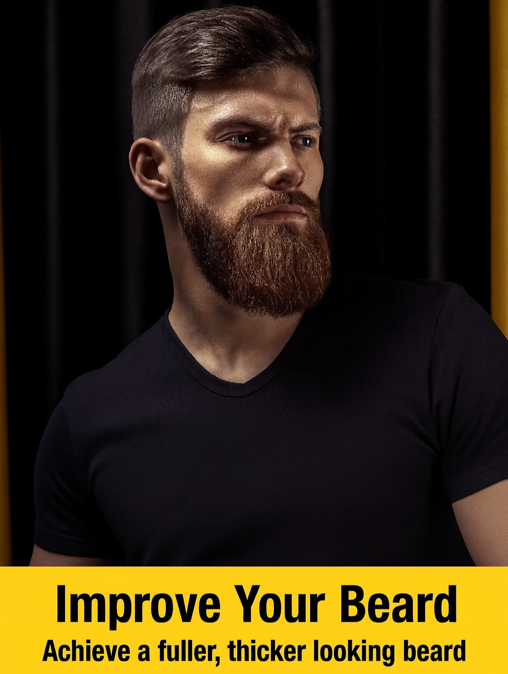 Titanium Beard & Hair Derma Roller – 0.25mm Weapon for Savage Regrowth (1 Pack)