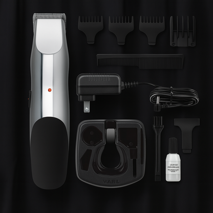 Rechargeable Beard Trimmer with Brutally Sharp Self-Sharpening Blades — Built for Precision and Power