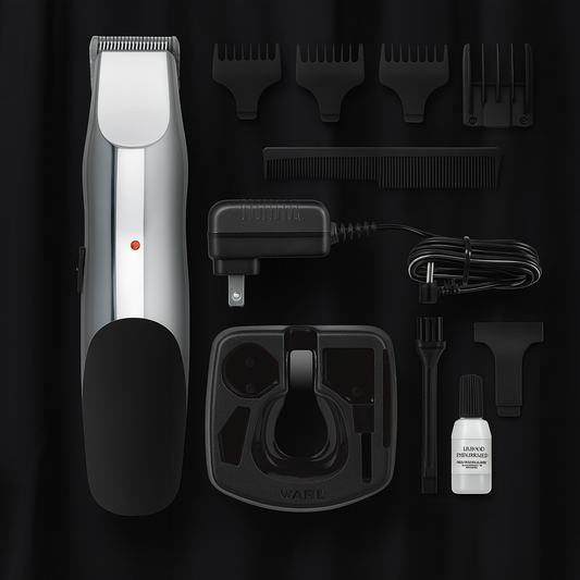 Rechargeable Beard Trimmer with Brutally Sharp Self-Sharpening Blades — Built for Precision and Power