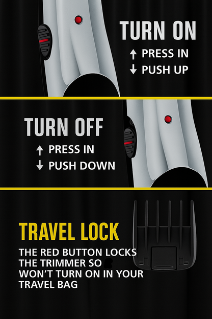 Rechargeable Beard Trimmer with Brutally Sharp Self-Sharpening Blades — Built for Precision and Power