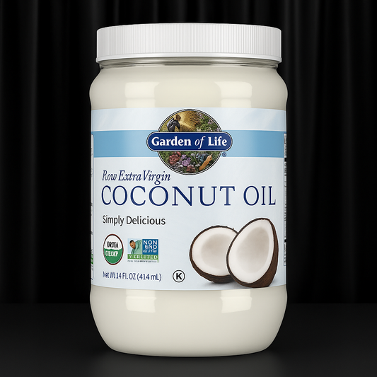 Raw Organic Coconut Oil – Cold-Pressed Savage Fuel for Beard, Skin & Strength (14oz)